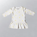 Baby Girl Western Dress | Organic Cotton | White