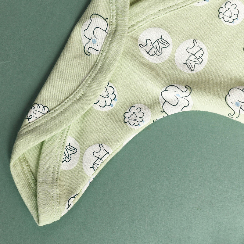 Organic Cotton Baby Top | Premature Baby Clothes | Green
