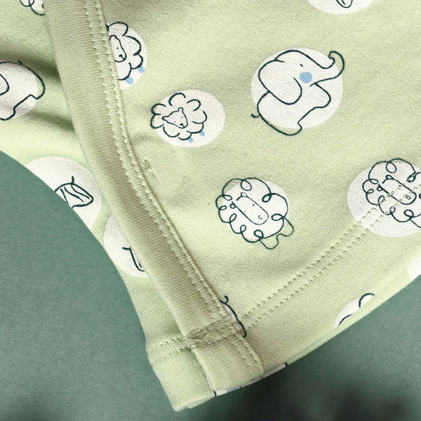 Organic Cotton Baby Top | Premature Baby Clothes | Green