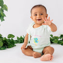 Organic Cotton Baby Onesie | Printed | Green