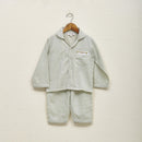 Cotton Night Suit Set for Girls | Kids Pyjama Set | Mint Green