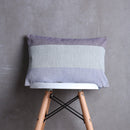 Cotton Cushion Cover | Colorblocked | Lavender
