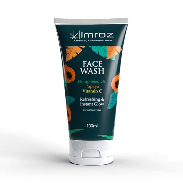 Imroz Face Wash | Papaya & Vitamin C | Refreshing & Instant Glow | 100 ml