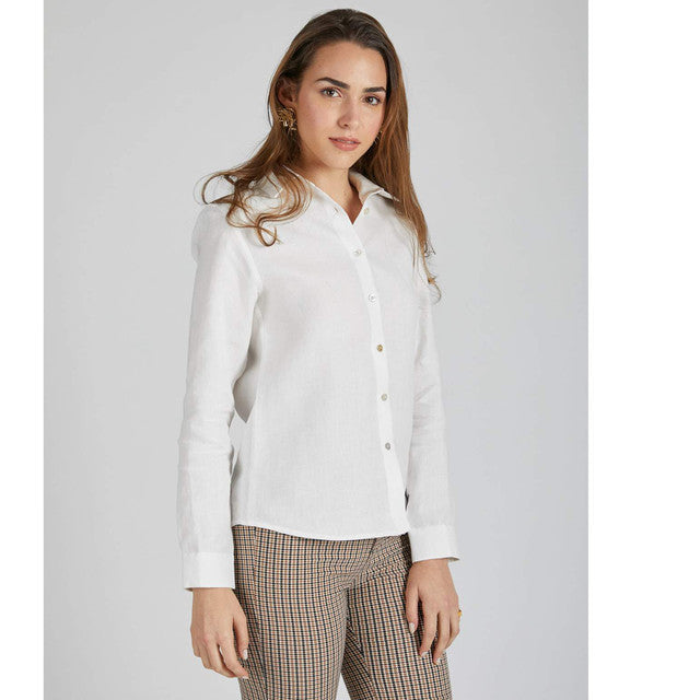 Hemp Full Sleeve Shirt | White