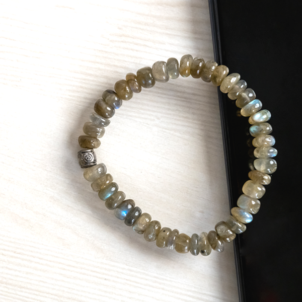 Labradorite Stone Bracelet | Green