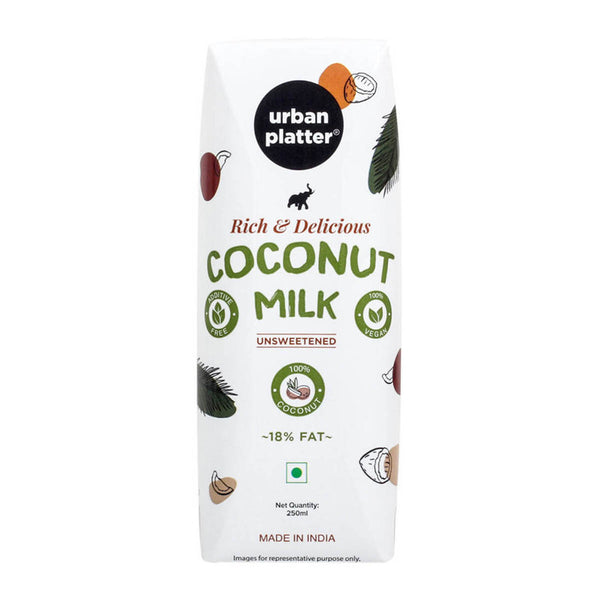 Coconut Milk | Unsweetened | Rich & Delicious | 250 ml | Pack of 6
