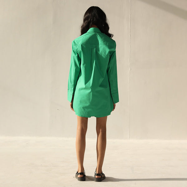 Shirts for Women | Cotton Shirt | Oversized Shirt | | Green