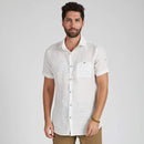 Hemp Half Sleeve Shirt | White