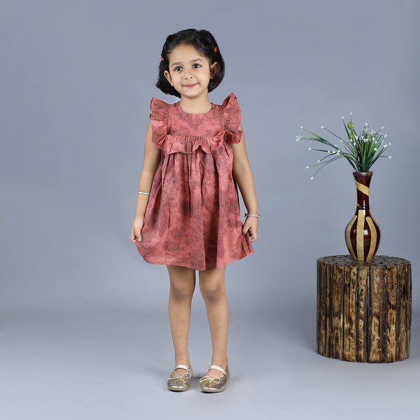 Birthday Dress | Organic Cotton Dress for Kids | Plum Pink