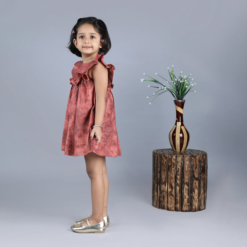 Birthday Dress | Organic Cotton Dress for Kids | Plum Pink