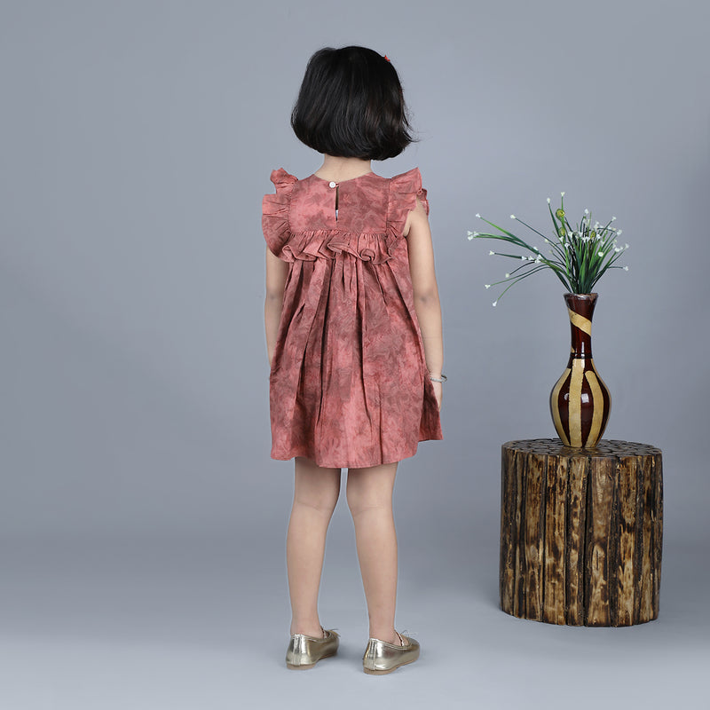 Birthday Dress | Organic Cotton Dress for Kids | Plum Pink