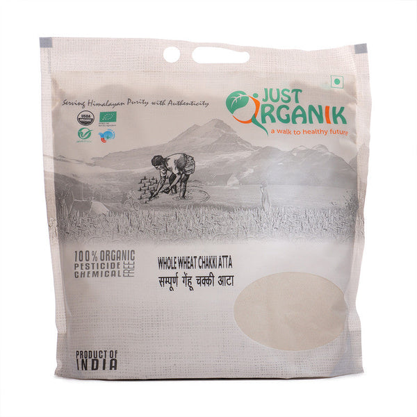 Whole Wheat Chakki Flour | 5 kg | Aids Digestion