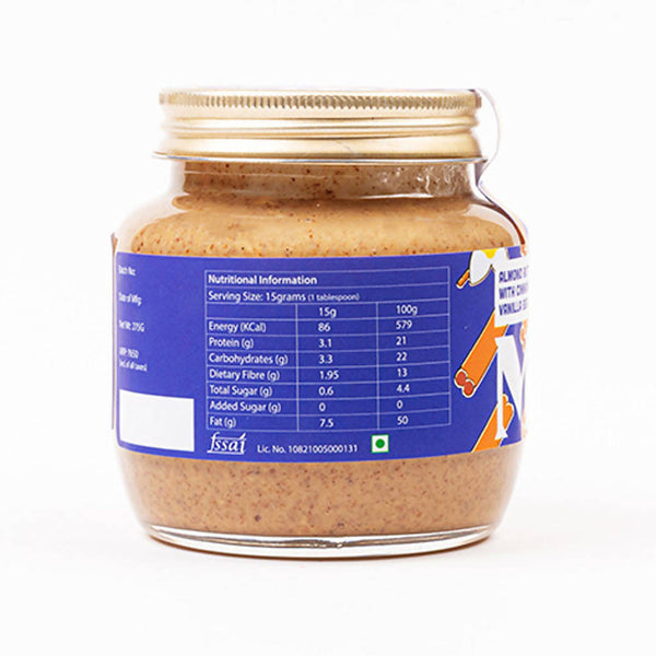 Almond Butter | Cinnamon & Vanilla Bean | Low Carb | 275 g