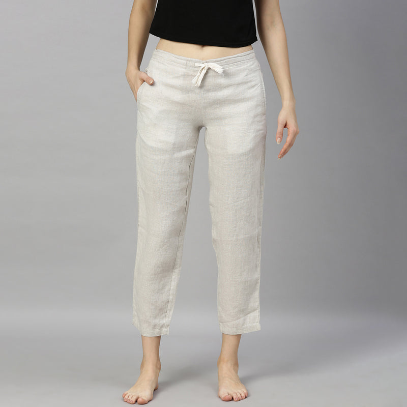 Women Pants | Hemp | Off White.