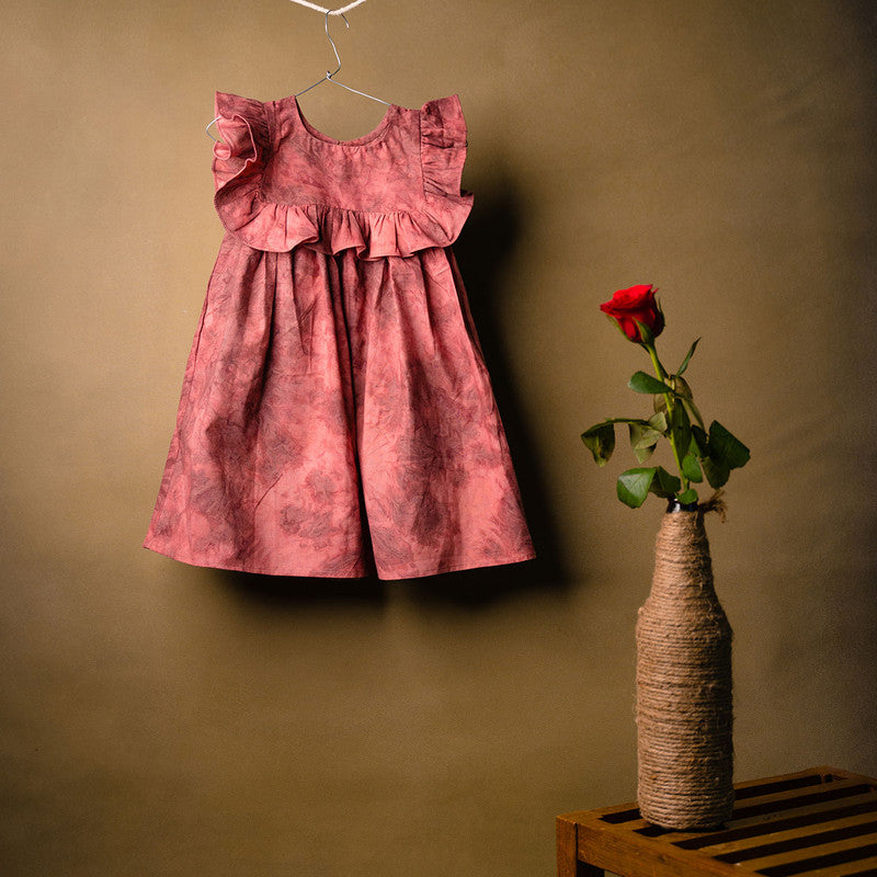 Birthday Dress | Organic Cotton Dress for Kids | Plum Pink