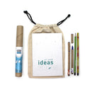 Plantable Stationery Combo Set | 2 Seed Pen | 2 Seed Pencil & 1 Notepad