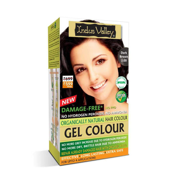 Natural Hair Gel Colour | Damage Free | Dark Brown