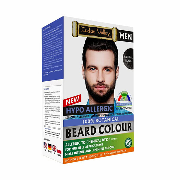 Natural Beard Colour | Hypo Allergic | Black