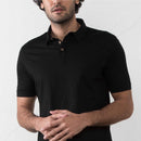Cotton Polo T-Shirt | Black