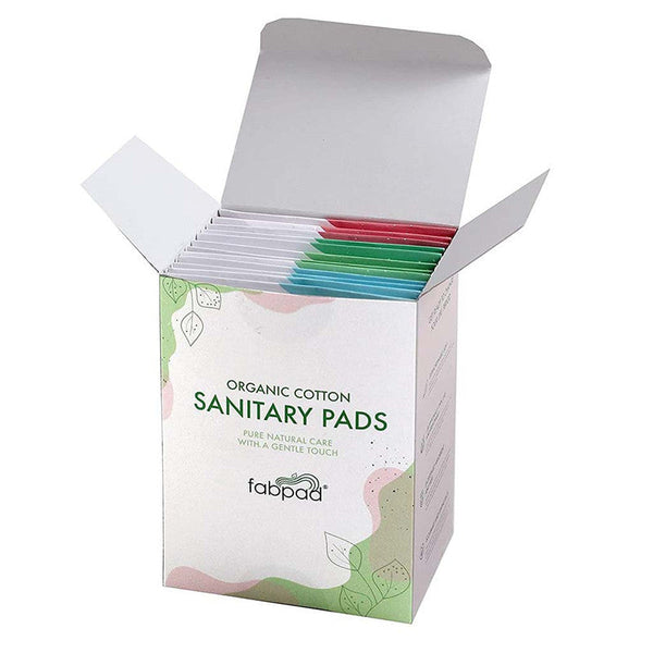 Organic Cotton  Sanitary Pads | Ultra Thin | Pack of 12