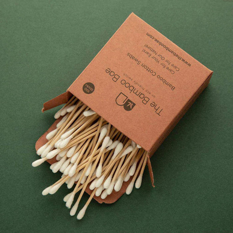 Cotton Swabs | 200 Swabs | 100 Sticks | Pack of 2