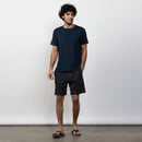 Cotton French Terry Shorts | Stone Grey