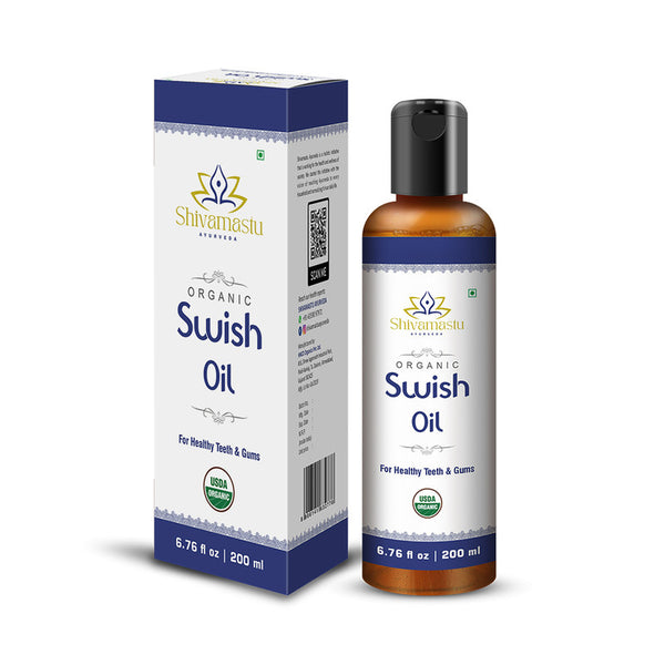 Organic Swish Oil | Oil Puling | Oral Health, Teeth, & Healthy Gums | 200 ml