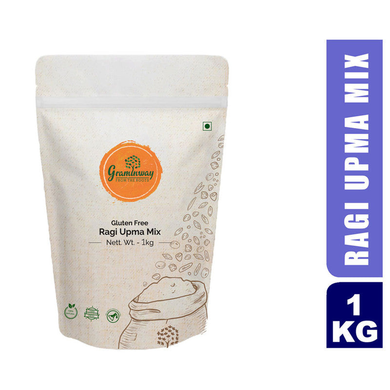 Gluten Free Ragi Upma Mix | 1 kg | Pack of 2