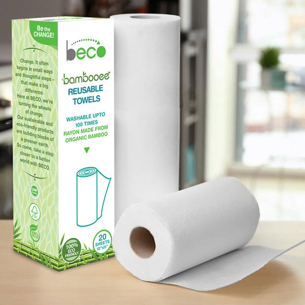 Bamboo Kitchen Roll | Reusable | 20 Sheets