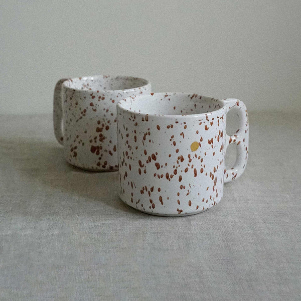 Ceramic Mug | White & Gold