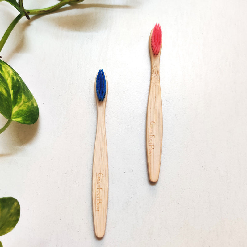 Natural Bamboo Kids Toothbrush