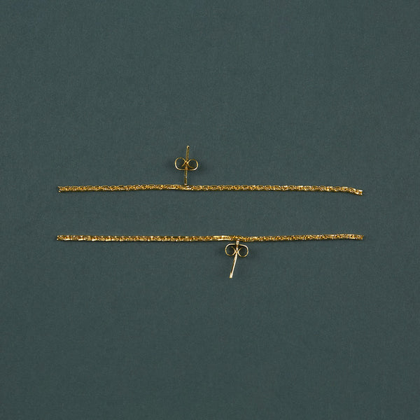 Brass Dangler Earrings | 22K Gold Plated