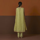 Cotton Silk Kurta | Green