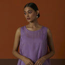 Cotton Silk Kurta | Purple