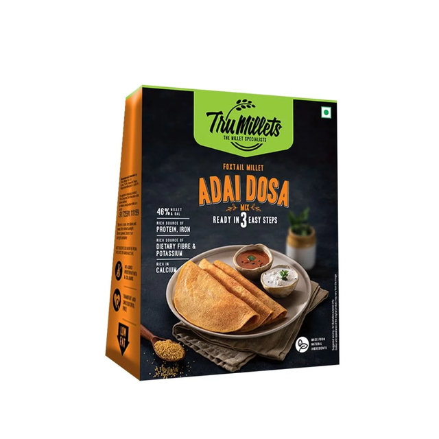 Keto Friendly Foxtail Millet Adai Dosa | 250 g | Pack of 2