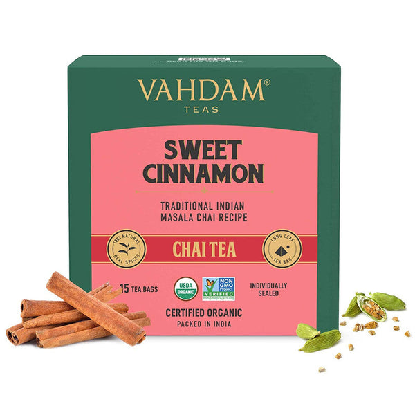 Masala Chai Tea | Sweet Cinnamon | 15 Tea Bags