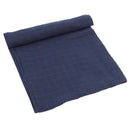 Organic Cotton Muslin Baby Swaddle Wrap | Navy | 120 x 120 cm.