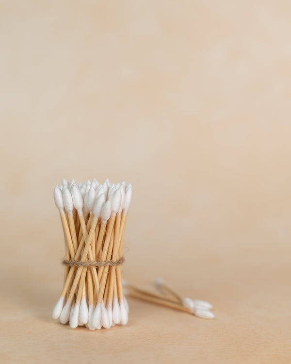 Bamboo & Cotton Ear Buds | 80 Swabs | Set of 2