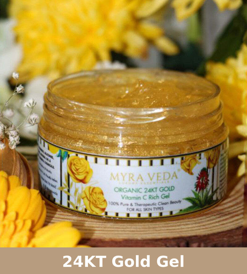 24KT Gold Gel | Skin Hydration | Vitamin C | 120 g