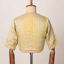 Linen Striped Blouse | Yellow
