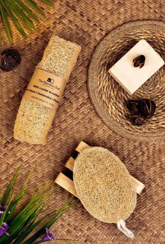 Organic Loofah | Body Scrubber | Set of 2