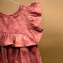 Birthday Dress | Organic Cotton Dress for Kids | Plum Pink