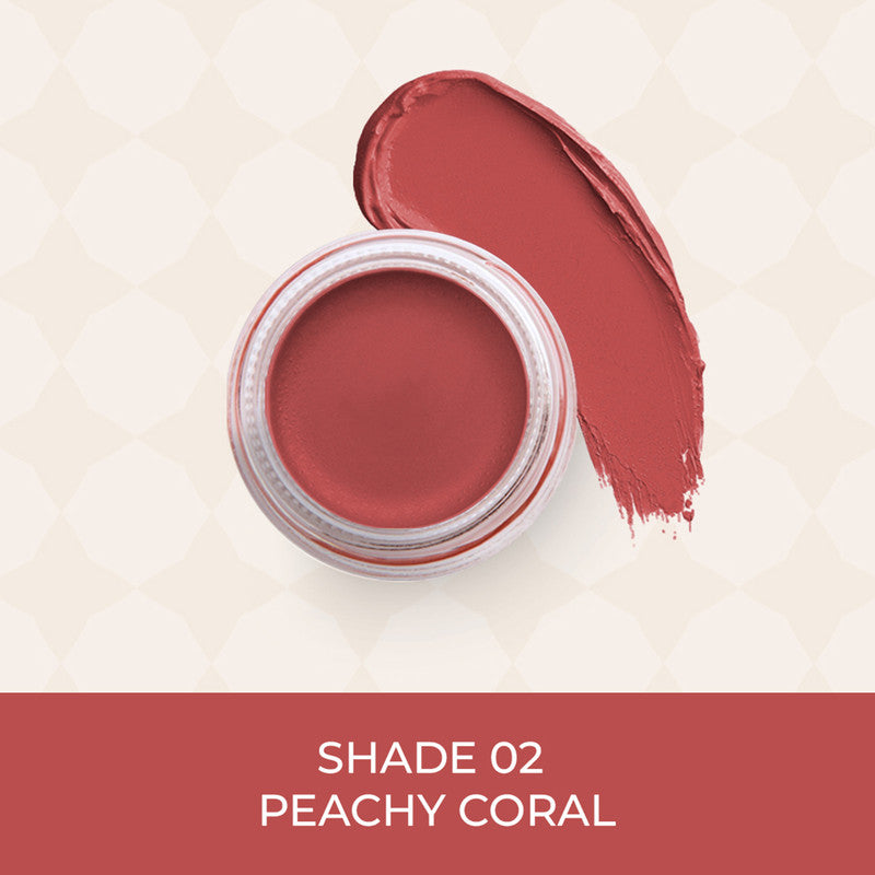 Herb Enriched Lip & Cheek Tint | Peachy Coral | 4 g