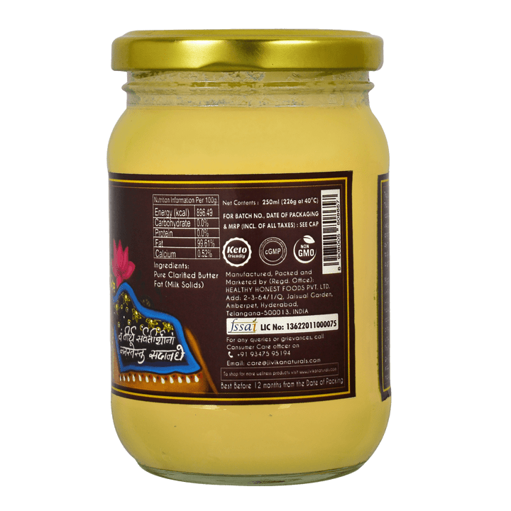 A2 Cow Ghee | Gir Bilona Ghee | 250 ml