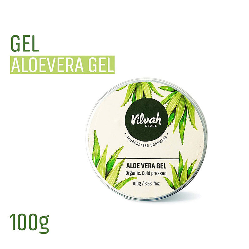 Organic Aloe Vera Gel | 100 g | Skin Hydration | Anti Acne