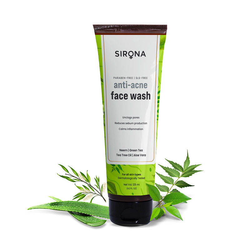 Anti Acne Face Wash for Men & Women | Unclogs Pores | 125 ml