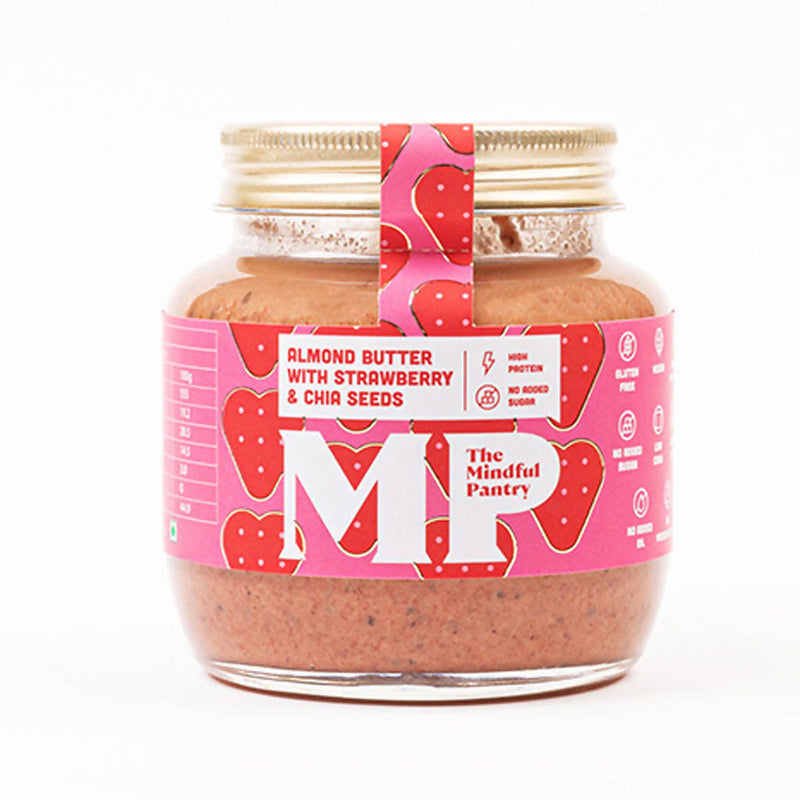 Gluten Free Almond Butter with Strawberry and Chia Seed | 275 g