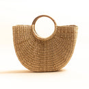 Natural Kauna Grass Handbag | Large