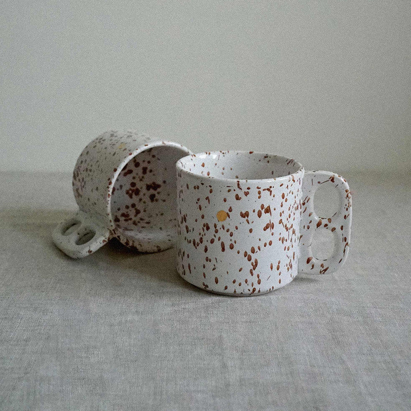 Ceramic Mug | White & Gold