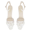 Vegan Cruelty Free Bridal Heels | White